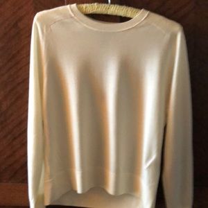 Banana Republic Cream 100% Merino Wool Sweater